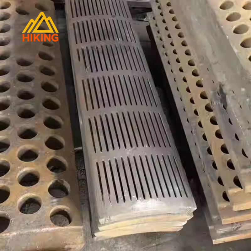 hammer crusher grate plate/screen plate hammer crusher grate plate/screen plate